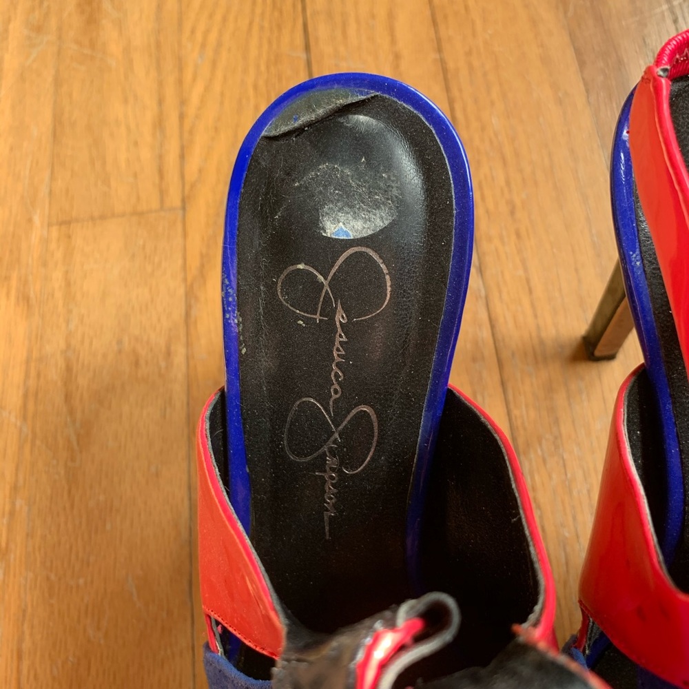 Jessica Simpson Color Block Platform Stilettos - Picture 4 of 9